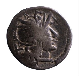 Münze, Denar (ANT), 140-125 v.Chr. (?)