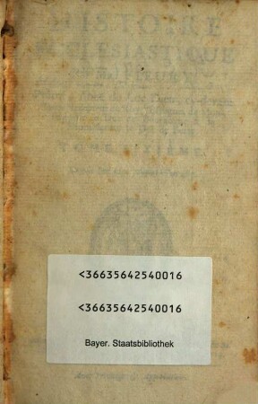 Histoire Ecclesiastique, 6. Depuis l'an 429. jusques à l'an 483.
