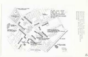 Kirche mit Gemeindezentrum, Berlin-Gesundbrunnen (Diplomarbeit bei Willy Kreuer): Lageplan 1:1000