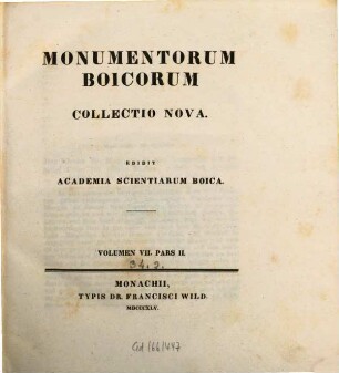 Monumenta Boica. 34,2=Collectio nova 7,2, Monumenta episcopatus Augustani. Urbarium episcopatus Augustani de anno 1316