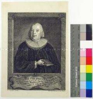 Porträt des Regensburger Ratsherren und Theologen Christian Theophilus Dimpfel