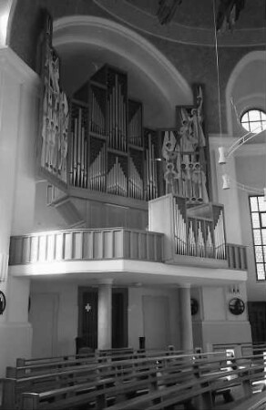 Orgel in der oberen Kuppelkirche des Klosters St. Trudpert im Münstertal