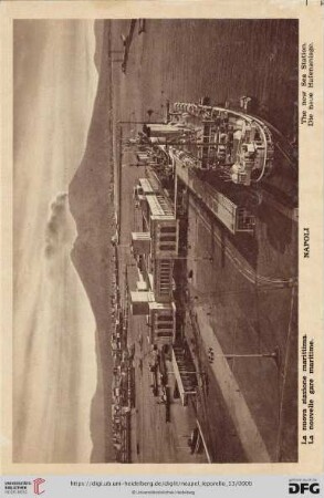 Napoli – La nuova stazione marittima. – La nouvelle gare maritime. – The new Sea Station. – Die neue Hafenanlage.