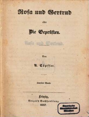 R. Toepffer's sämmtliche Werke : Herausggbn von C. T. Heyne. 5