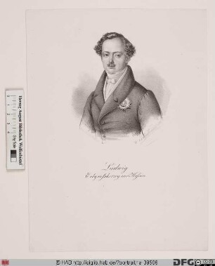 Bildnis Ludwig III., Großherzog von Hessen und bei Rhein (reg. 1848-77)