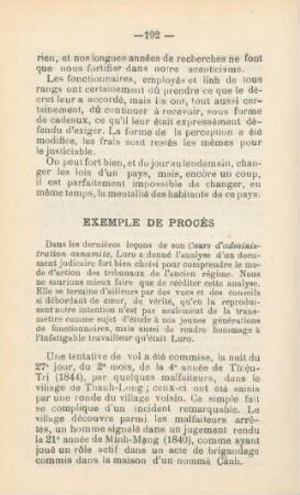 Exemple de procès