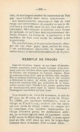 Exemple de procès