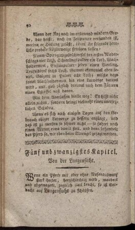 Fünf und zwanzigstes Kapitel. - Zwei und dreisigstes Kapitel.