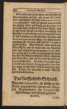 Das funffzehende Gespräch
