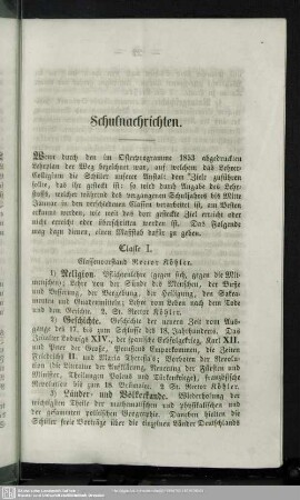 Nachrichten über die Annen-Realschule