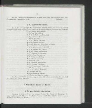 6. Das physiologische Laboratorium.