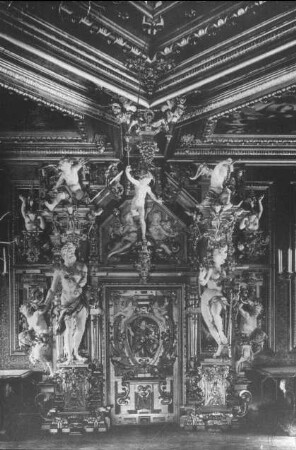 Bückeburg, Fürstliches Residenzschloss, Goldener Saal, Götterpforte; Wolf, Ebert (der Jüngere); Wolff, Jonas