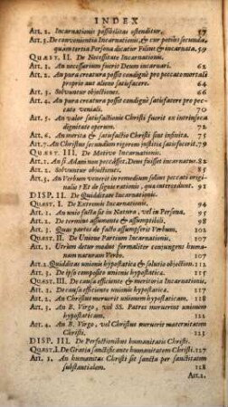 Cursus Theologicus : Brevi & Clara Methodo In Tres Partes & Sex Tomulos Distributus; In quo omnes Materiae Theologicae, tam Speculativae, quam Practicae; imo & Controversisticae cum varietate Sententiarum continentur, 2. Partis Primae, Complectentis Materias Speculativas, Tomulus Secundus, De Angelis, de Incarnatione, et de Gratia