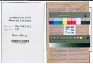 Entnazifizierung Georg Evers , geb. 05.05.1899 (Gewerbelehrer)
