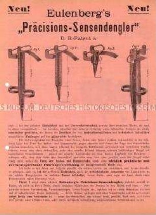 Eulenberg`s "Präzisions-Sensendengler"