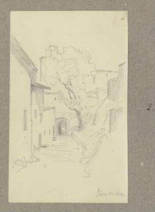 Gasse in Sitten