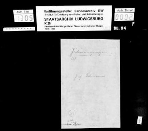 Eckmann, Josef; Viehhändler *17.02.1888 Eckmann, Getta geb. Lehmann Wohnort: Bad Mergentheim, früher Burghaslach