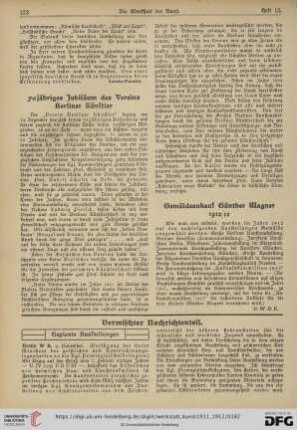 70jähriges Jubiläum des Vereins Berliner Künstler$