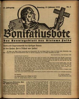 Ausgabe vom Sonntag, den 17. Februar 1935.