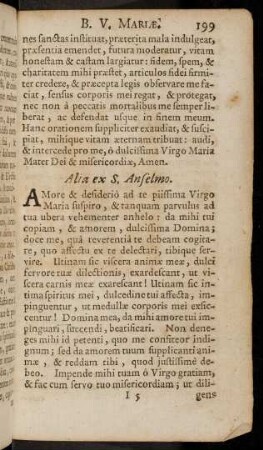 199-209, Alia ex S. Anselmo; ...
