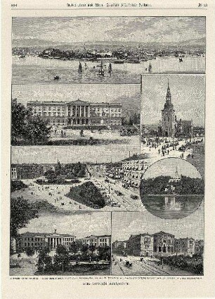 Christiania - Panorama mit Detailansichten