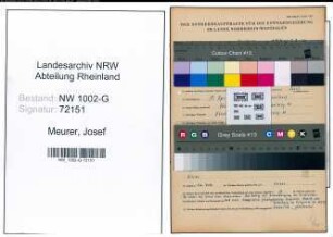 Entnazifizierung Josef Meurer, geb. 19.04.1915 (Kaufm.Angest.)
