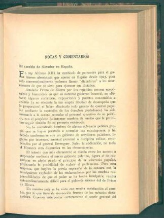 El cambio de dictador en España