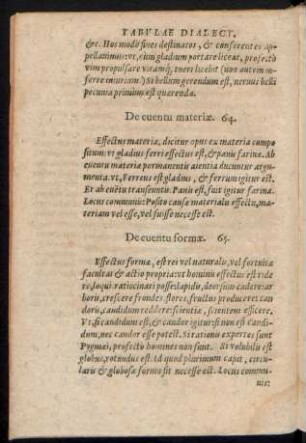 De eventu materiae. 64.