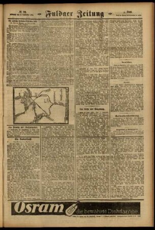 Zweite Ausgabe vom Mittwoch, den 13. September 1916.