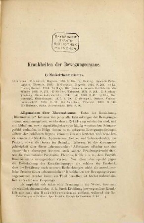 Lehrbuch der speciellen Pathologie und Therapie der Hausthiere : für Thierärzte, Ärzte und Studirende, 2