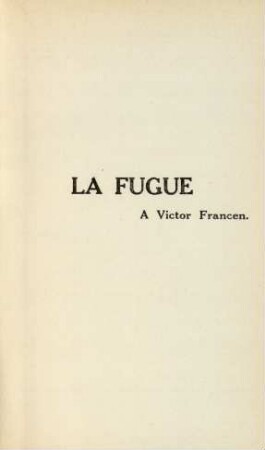 La fugue