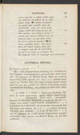 Gotthica Minora.
