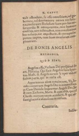 De Bonis Angelis Methodus.