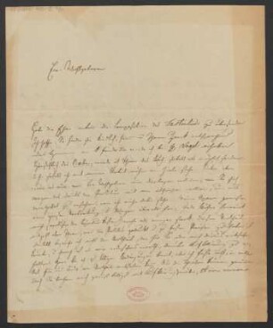 Brief an B. Schott's Söhne : 31.03.1837