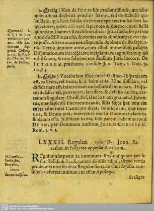 LXXXII. Regulus