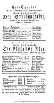 Die blühende Aloe
