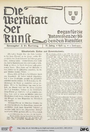 2: Künstlerische Kultur und Kunstakademie