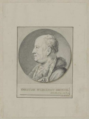 Bildnis des Christian Wilhelm Ernst Dietrich