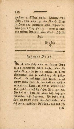 Zehnter Brief