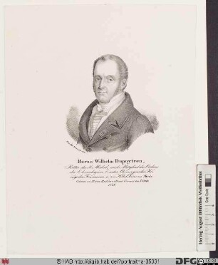 Bildnis Guillaume (baron) Dupuytren