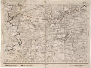 Landkarte der Telegraphenstationen des Königlichen Regierungsbezirkes Potsdam