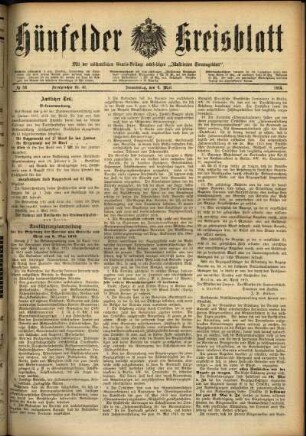 Ausgabe vom Donnerstag, den 06. Mai 1915.