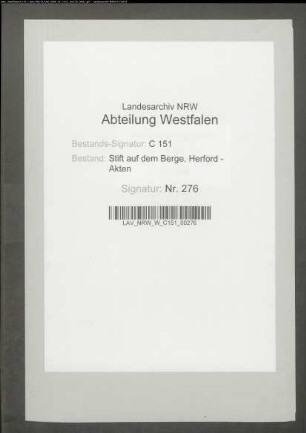 Inventarisierung des der Obristin von Donop gehörigen freien und adligen Guts Schötmar