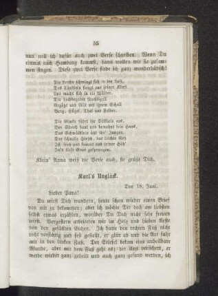 Karls Unglück.