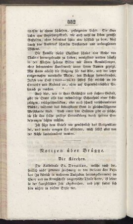 Notizen über Brügge.