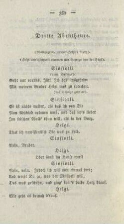 Dritte Abentheure