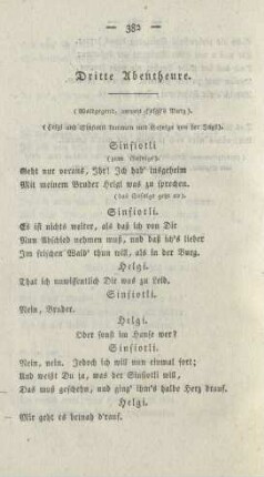 Dritte Abentheure