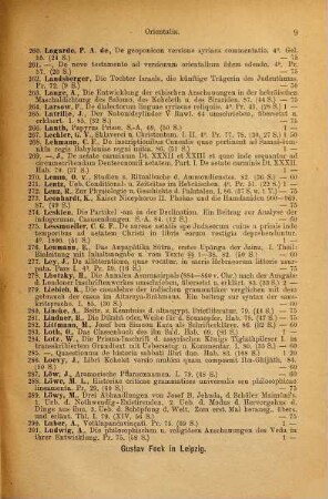Lager-Verzeichnis ..., 10. Orientalia : Hebraica - Judaica ; allgemeine und vergleichende Sprachwissenschaft ; ausgegeben: 1. November 1887