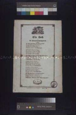 Gedicht (Satire): Ein Hoch den 42 Steuerverweigerern; 21. Februar (1849)