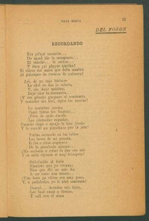 Recordando